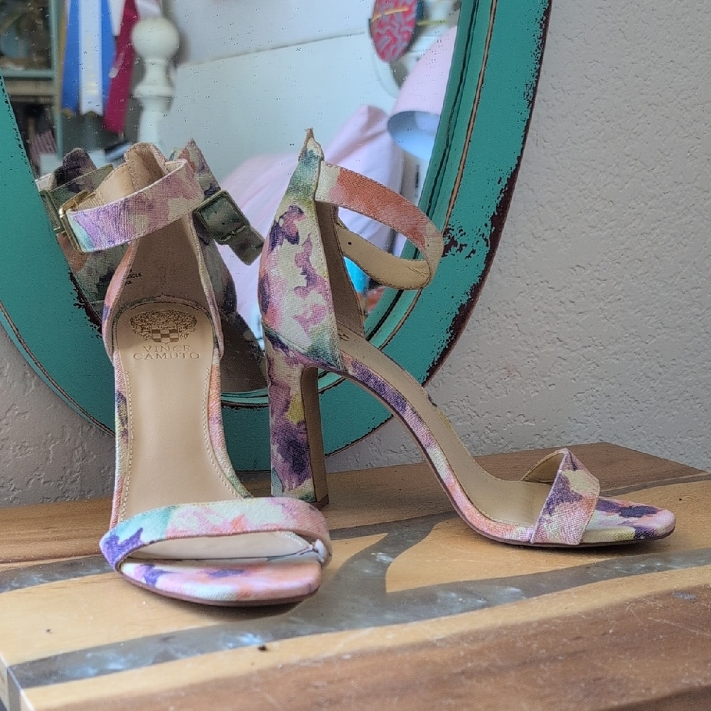 Elegant Pink and Purple Heels